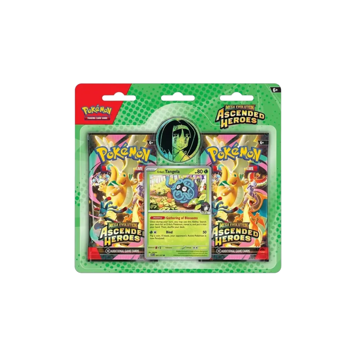 Pokémon – Ascended Heroes – Enhanced 2 Pack Blister – Erika’s Tangela