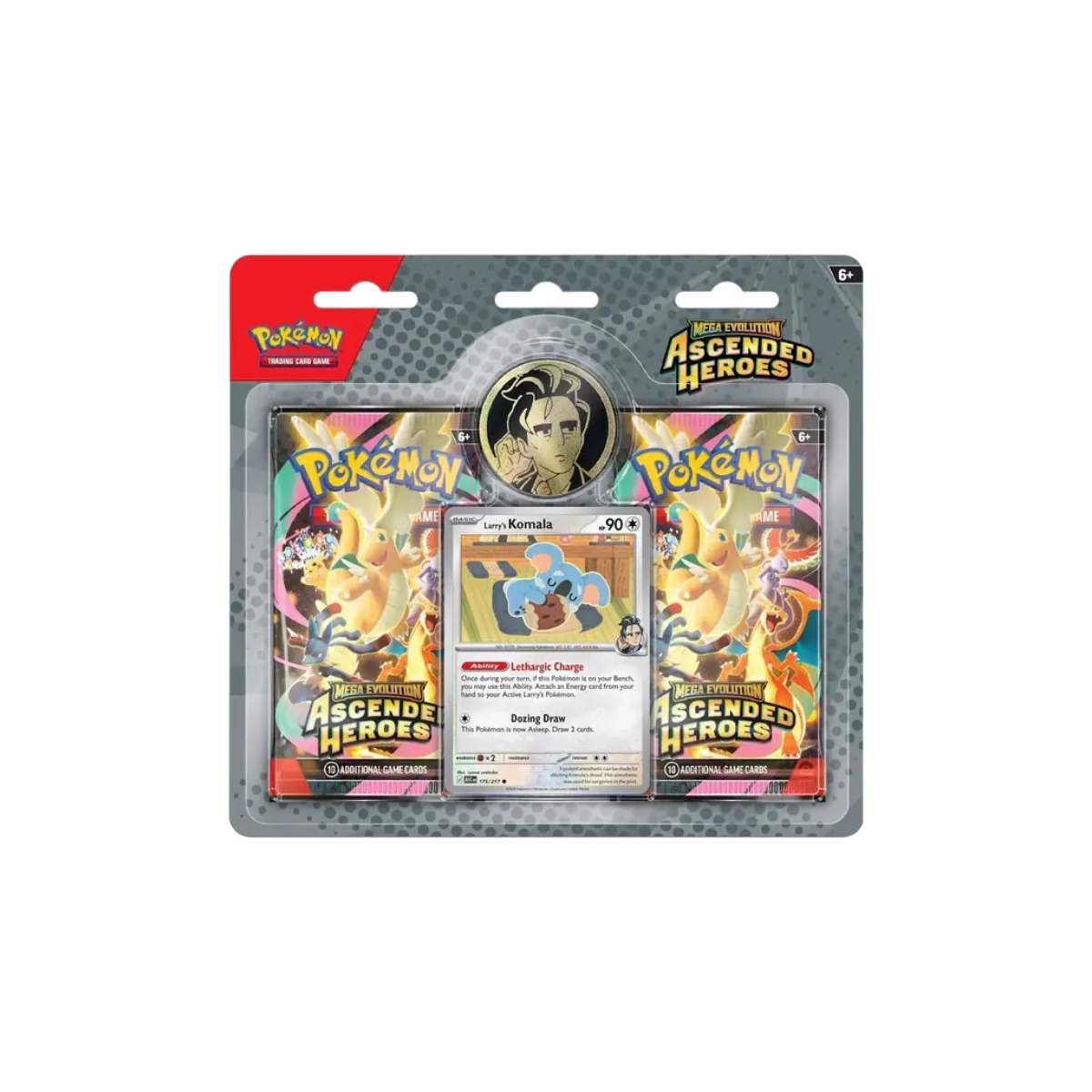 Pokémon – Ascended Heroes – Enhanced 2 Pack Blister – Larry’s Komala